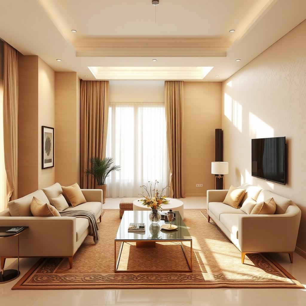 Repainted Lounge by Joiya Sons Construction